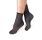 Calcetín tobillero 8 den elástico invisible pack 2 pares Negro Black