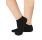 Calcetines tobilleros con plantilla de rizo Negro Black