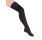 Calcetines altos sobre rodilla con lazo de terciopelo Negro Black