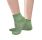 Calcetines cortos labrados mujer Verde Green