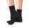 Calcetines cortos sin puño finos Negro Black