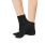 Calcetines finos canalé Negro Black