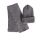 Gorro y bufanda canalé Niño-Niña (3-8 años) Gris Grey