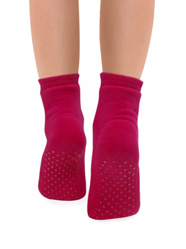 Calcetines antideslizantes con rizo interior Fucsia Fuchsia