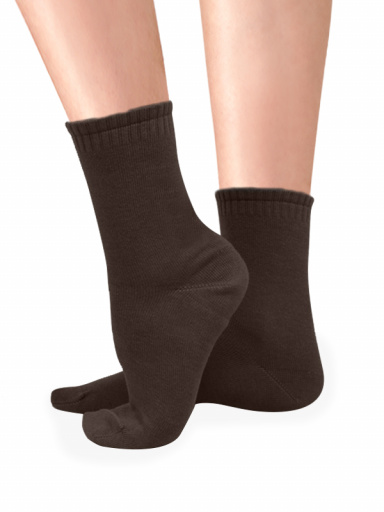 Calcetines con Cashmere Mujer Marrón Brown