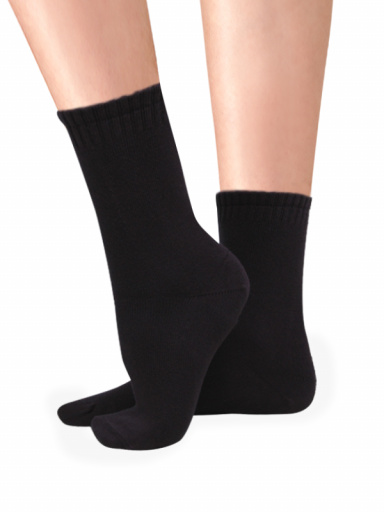 Calcetines con Cashmere Mujer Negro Black