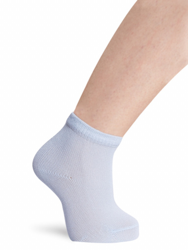 Calcetines Cortos Hilo Fino Niño-Niña Azul Bebe Babyblue