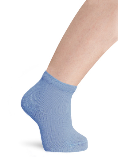 Calcetines Cortos Hilo Fino Niño-Niña Azul Suave Softblue