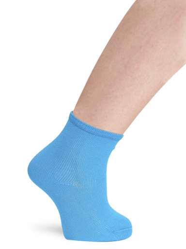 Calcetines Cortos Hilo Fino Niño-Niña Turquesa Turquoise