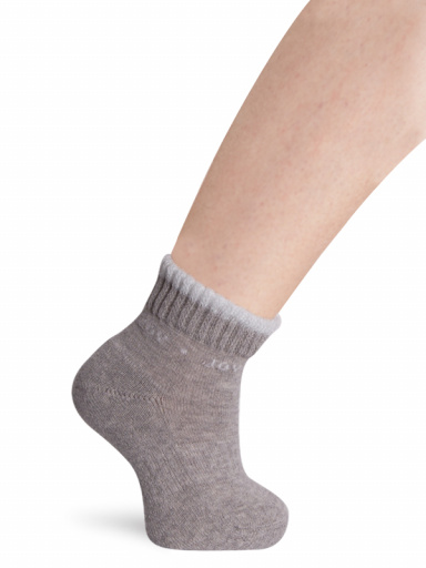 Calcetines deportivos infantiles Gris-Blanco Grey-White