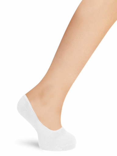 Calcetines invisibles con silicona Infantiles Blanco White