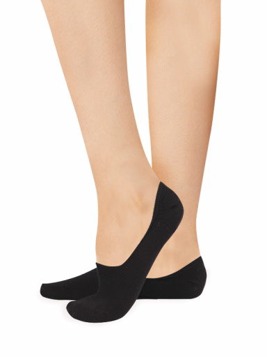 Calcetines invisibles con silicona Negro Black