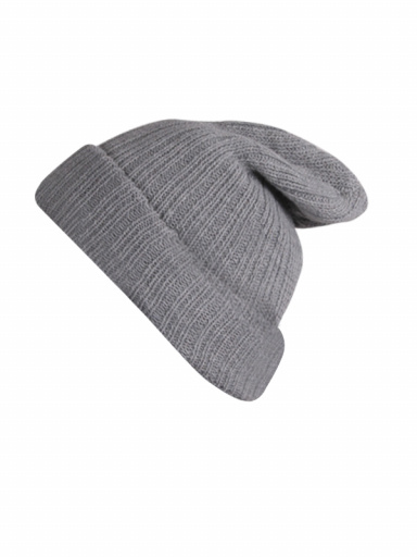 Gorro de punto Mujer Gris Grey