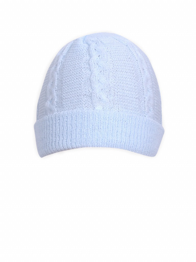 Gorro niñ@ tejido ochos (0-12 meses) Celeste Lightblue