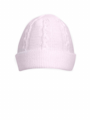 Gorro niñ@ tejido ochos (0-12 meses) Rosa Pink