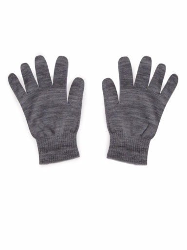 Guantes de punto Mujer Gris Grey