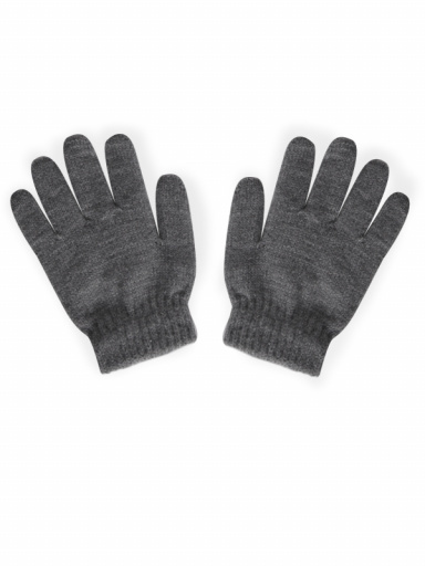 Guantes de punto Niño-Niña Gris Grey