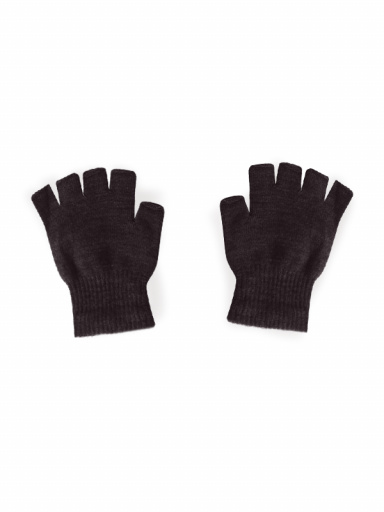 Guantes sin dedos-Mitones Mujer Antracita Antracite