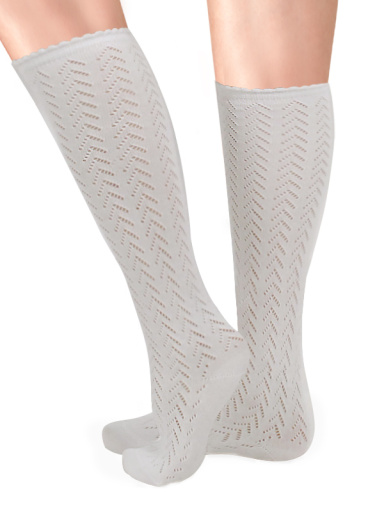 Calcetín fallero Marfil Ivory