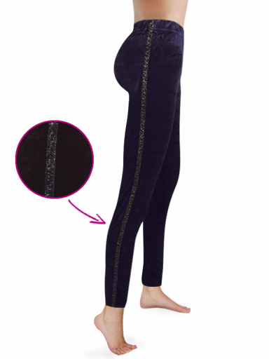 Leggins Terciopelo Marino Navyblue