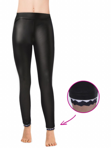 Leggins Vinilo Negro Black