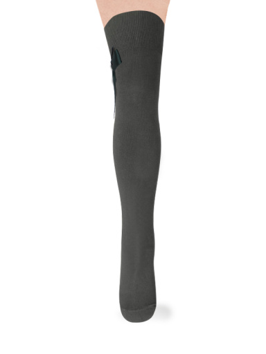 Calcetines altos sobre rodilla con lazo de raso largo Botella Bottle