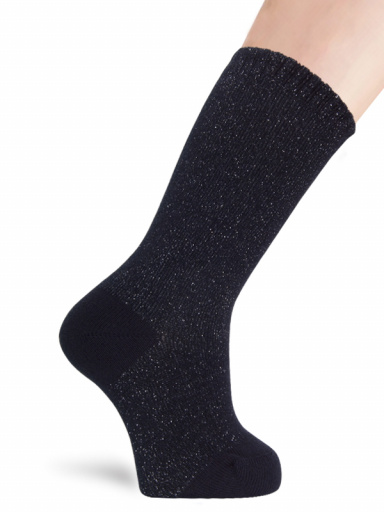 Calcetines Altos con Brillo Marino Navyblue