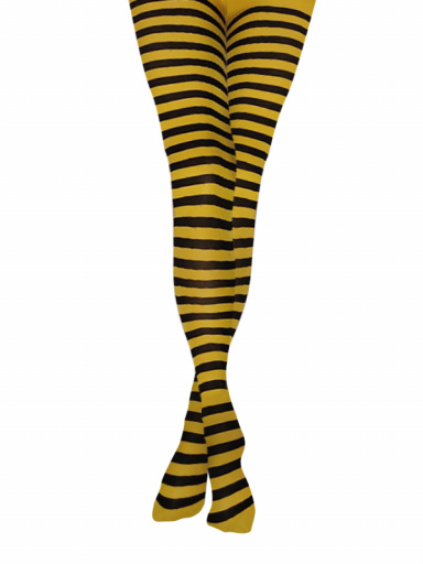 Panty de rayas-Disfraz Amarillo Yellow