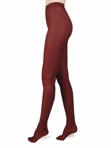 Panty lycra 40 Den sin demarcación Granate Maroon