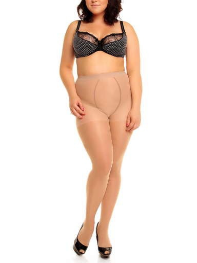 Panty maxi talla 40 Den con doble pieza Porcelain