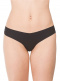 Braga tanga cortada a láser Negro Black