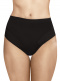 Braga vientre plano efecto tanga Negro Black