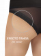 Braga vientre plano efecto tanga Negro Black