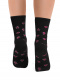 Calcetines con cashmere fantasía Fucsia Fuchsia