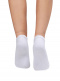 Calcetines tobilleros con plantilla de rizo Blanco White