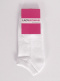 Calcetines tobilleros con plantilla de rizo Blanco White