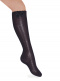 Calcetines altos calados lateral con lazo Marino Navyblue