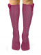 Calcetines Altos Calados Mujer con lazo Fucsia Fuchsia