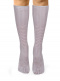 Calcetines Altos Calados Mujer Gris Grey