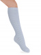 Calcetines Altos Cálidos Labrados Celeste Lightblue