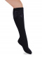Calcetines altos canalé con lazo de raso con volumen Marino Navyblue