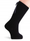 Calcetines altos canalé con lazo trasero Marino Navyblue