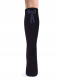 Calcetines altos canalé con lazo trasero Marino Navyblue
