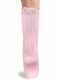 Calcetines altos canalé con lazo trasero Rosa Pink