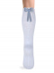 Calcetines altos con costura trasera y lazo largo Azul Bebe Babyblue