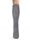 Calcetines altos con costura trasera y lazo largo Gris Grey