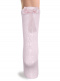 Calcetines altos con costura trasera y lazo largo Rosa Pink