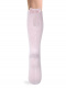 Calcetines altos con costura trasera y lazo largo Rosa Pink