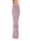 Calcetines altos con costura trasera y lazo largo Rosa Palo Rosewood