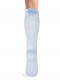 Calcetines altos con costura trasera y lazo pequeño Azul Bebe Babyblue